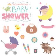 Baby shower design N416