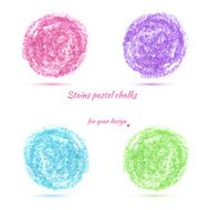 design elements pastel chalks N14