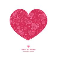 Vector doodle hearts heart silhouette pattern frame N25