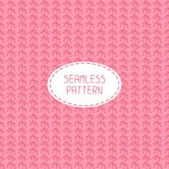 Vector seamless pattern of hand drawn flowers Doodle background N7