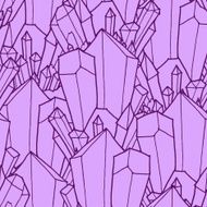 Seamless vector pattern with crystals N10
