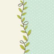 retro natural banner design background