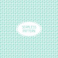 Vector seamless pattern of hand drawn flowers Doodle background N9