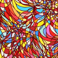 Seamless wave hand-drawn pattern N62
