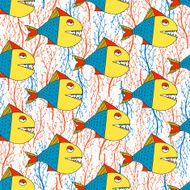 Fish Seamless Pattern N9