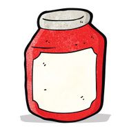 Cartoon Jam Jar N27
