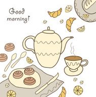 Tea coffee and sweets N3