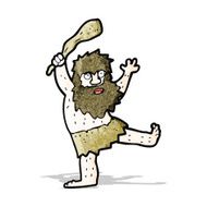 cartoon cave man N18