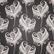 Seamless Floral Pattern (Vector) Hand Drawn Texture N150