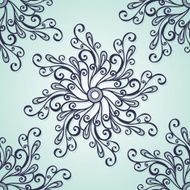 Seamless Ornate Pattern (Vector) Hand Drawn Texture N146