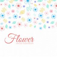 flower background concept of retro style color N4