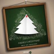 Merry Christmas Stylish Tree N16