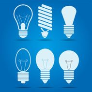 Light bulbs Bulb icon set N2