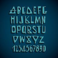 Hand Drawn English Alphabet