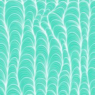 Seamless pattern with hand drawn abstract waves N2