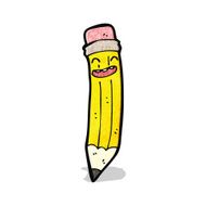 Cartoon Pencil N132