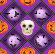Seamless pattern for Halloween N4