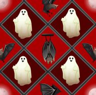 Seamless pattern for Halloween N5