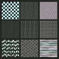 Abstract Hand Drawn Seamless Background Patterns N10