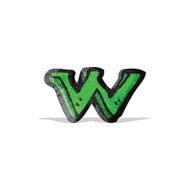 Cartoon Letter W N22