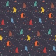 Cat party! Cute cats dancing