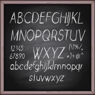Lettering blackboard N2