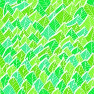 seamless pattern with green leaves N3