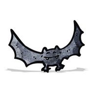 cartoon halloween bat N31