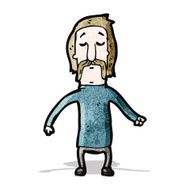 cartoon mustache man N47