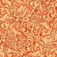 Seamless abstract hand-drawn waves pattern N21