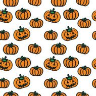 hand-drawn Halloween pumpkins N2