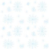 Blue Snowflakes N2