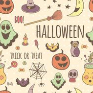 Halloween seamless pattern N17