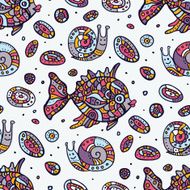 Fishes Seamless pattern N9