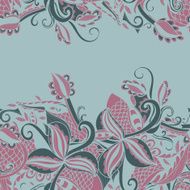 border with abstract hand-drawn pattern N11