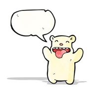 Cartoon Polar Bear N151