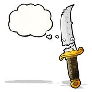 knife cartoon character N15