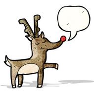 Cartoon Reindeer N115