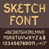 Sketch Alphabet set