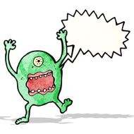 shouting alien cartoon N7