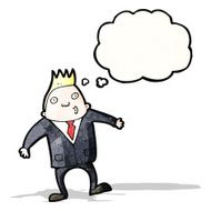 cartoon businessman with idea N12