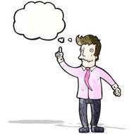 cartoon businessman with great idea N24
