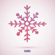 watercolor snowflake N5