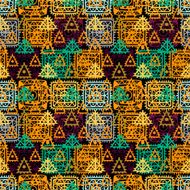 Abstract ethnic seamless pattern N4