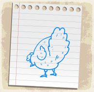 chicken cartoon illustration