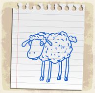 sheep cartoon illustration