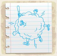 Cartoon comic illustration N4