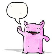 friendly monster cartoon N19