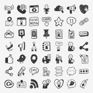 doodle Social media elements N2