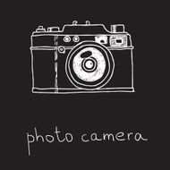 photo camera vector illustration